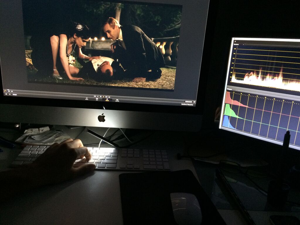 In the editing room
